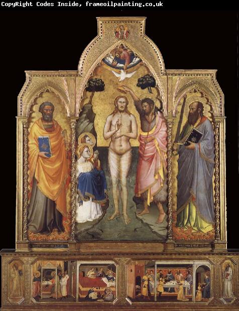Niccolo di Pietro Gerini The Baptism of Christ